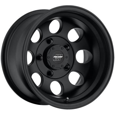 Pro Comp Wheels - Pro Comp Wheels PA69 VINTAGE 15x10 5x5.5 -47mm Flat Black PXA7069-5185