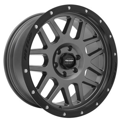 Pro Comp Wheels - Pro Comp Wheels PA40 VERTIGO 17x9 6x5.5 -6mm Dark Gray/Black PXA2640-7983