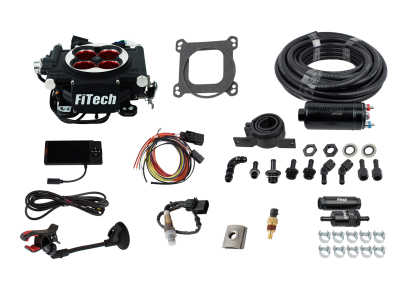 FiTech Fuel Injection - FiTech Fuel Injection 31004 Go EFI 4 600 HP Power Adder Matte Black EFI System