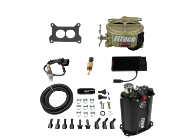 FiTech Fuel Injection - FiTech Fuel Injection 35001 Go EFI 2 Barrel 400 HP Classic Gold EFI System
