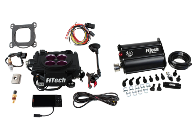 FiTech Fuel Injection - Mean Street 800 HP Matte Black EFI System Master Kit