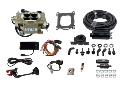 FiTech Fuel Injection - FiTech Fuel 31005 Easy Street 600 HP Classic Gold EFI System Master Kit