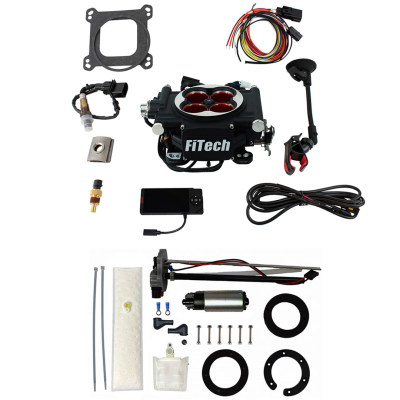 FiTech Fuel Injection - Go EFI 4 600 HP Power Adder Matte Black EFI SystemMaster Kit