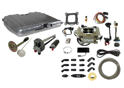 FiTech Fuel Injection - FiTech 38007 Easy Street 600 HP Gold EFI System for 64-67 Chevelle
