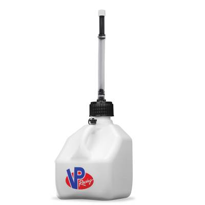 VP Racing Fuels - VP Racing Fuels 4173-CA White VPSQ 3-Gal MS Container w/DLX Hose