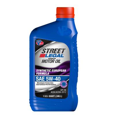 VP Racing Fuels - VP Racing Fuels VP3254003 Street Legal Synthetic EURO Formula 5W-40 SN Qt