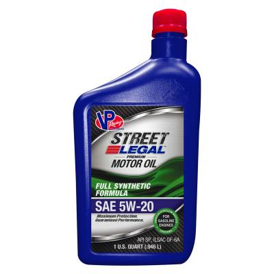 VP Racing Fuels - VP Racing Fuels VP3952043 Street Legal Synthetic Formula 5W-20 GF-6 Qt