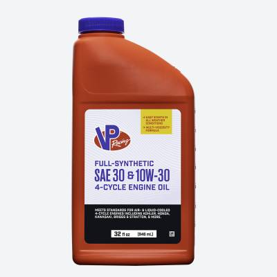 VP Racing Fuels - VP Racing Fuels 2921 4 Cycle SAE 10W/30 Full Syn Small Engine Oil Qt