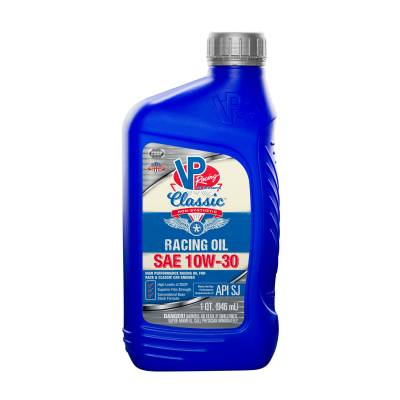 VP Racing Fuels - VP Racing Fuels 2678 VP SAE 10W-30 Classic Non-Synthetic Racing Oil Qt