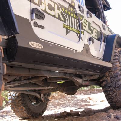 Rock Slide Engineering - Rock Slide AX-SP-300-JK4 Step Slider Skid Plate for 07-18 Jeep Wrangler JK 4DR