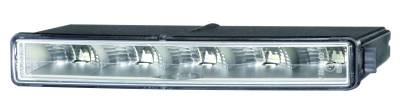 Hella - HELLA 010043801 Universal 5 LED Strip Daytime Running 12V Lamp Kit White