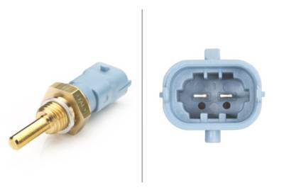 Hella - HELLA 009107611 25-Deg Coolant Temperature Sensor 6Pt for Saab 9-3/9-5/900/9000