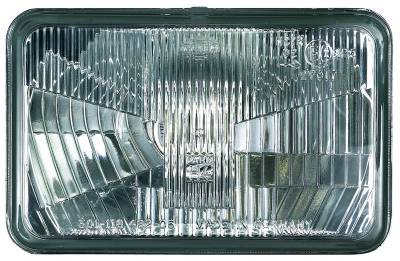 Hella - HELLA 003177001 164x103mm H4 High/Low Beam Halogen Conversion Headlamp