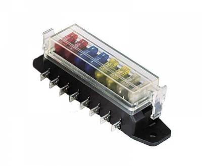 Hella - HELLA H84960111 8-Way Lateral Single Fuse Box