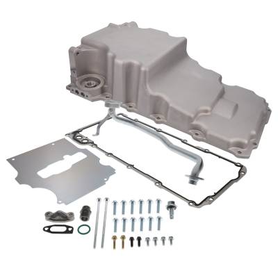 Top Street Performance - Top Street 81074 Oil Pan Cast Aluminum Retro-fit 5.5-Quart LS Satin