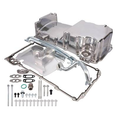 Top Street Performance - Top Street 81079C Engine Oil Dipstick LS Billet Aluminum Chrome