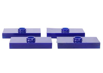 SuperPro - SuperPro SPF0013K Rear Spring Pad Insulator Bushing Kit