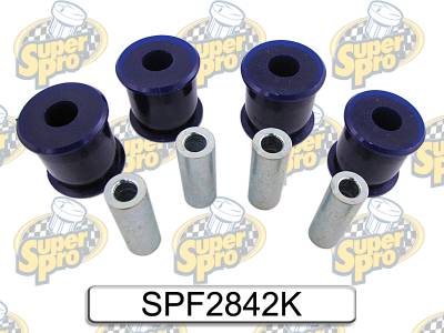 SuperPro - SuperPro SPF2842K Front Upper Trailing Arm Bushing Kit for Jeep