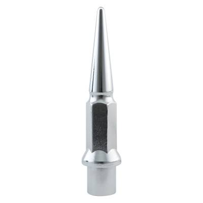 Metal Lugz - Metal Lugz 7204K8 Spiked Lugz Dually Chrome 19mm Steel 14x1.5 Thread