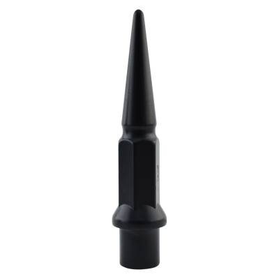 Metal Lugz - Metal Lugz 7206K8-BLK Spiked Lugz Dually Black 19mm Steel 14x2.0 Thread