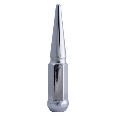 Metal Lugz - Metal Lugz 7000K6 Spiked Lugz Chrome 19mm Steel 1/2" Thread 25 Lugs & 1 Key