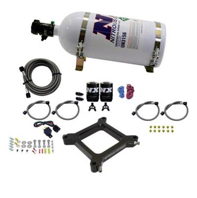 Nitrous Express - Nitrous Express 67545-10 4150 Assassin Plate System Pro Power Alcohol 100-500h
