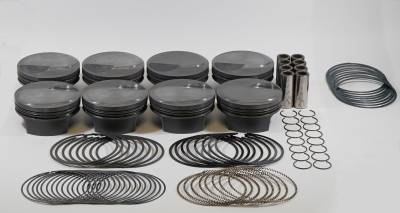 Mahle Motorsport - Mahle 928980200 Engine Piston Kit for Big Block Chevy Dome STD Deck 9.800