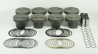 Mahle Motorsport - Mahle 930206530 358ci 4.030BR 3.500 Stroke 5.700RD 1.550ch -2cc 10.8cr Piston