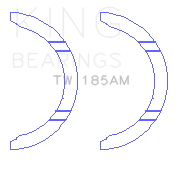 King Engine Bearings - King Engine Bearings TW 185AM THRUST WASHER SET for Toyota 1NZ-FE/2NZ-FE