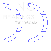 King Engine Bearings - King Bearings TW1050AM THRUST WASHER SET for HYUNDAI G4KC/D