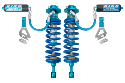 King Shocks - King Shocks 25001-396 2.5" Front Coilover Remote Finned Reservoir for 24+ Tundra