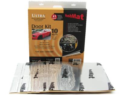 Hushmat - Hushmat 10201 Door Kit 10 Silver Sheets 12x12 Ultra Total 10 Sqft