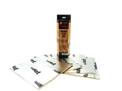 Hushmat - Hushmat 10151 Multi Use Kit 4 Silver Sheets 12x11 Ultra Total 3.7sqft