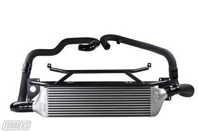 Turbo XS - Turbo XS STI15-FMIC-BLK Front Mount Intercooler Kit