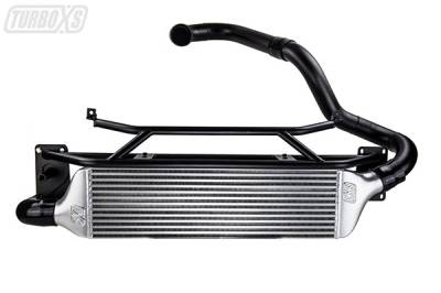 Turbo XS - Turbo XS W15-FMIC-BLK Intercooler for 2015+ WRX