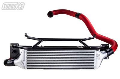 Turbo XS - Turbo XS W15-FMIC Red Intercooler for 2015+ WRX