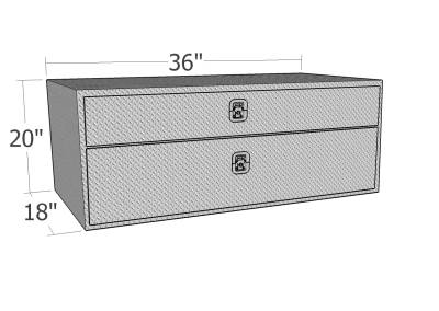 Unique Truck Accessories - Unique Truck UB36-20TD 36"x20" UnderBody w/Top Drawer