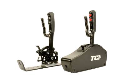 TCI Automotive - TCI 620001BL Diablo Blackout Shifter w/Powder-Coated Aluminum Cover.