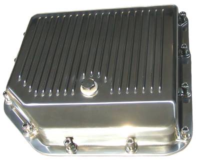TCI Automotive - TCI 328010 GM TH350 Polished Die Cast Aluminum Pan Stock Depth.