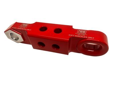 Monster Hooks - Monster Hooks HH20R Steel/Soft Shackle Hydra Hitch 52k Rated Red