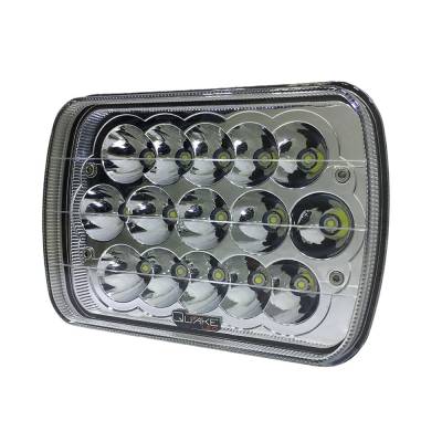 Quake LED - Quake LED QTE459 Tempest Series 5x7" 45W High/Low Headlight for Jeep XJ/YJ