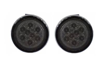 Quake LED - Quake LED QTE675 Front Grille Turn Signal Lights for Jeep Wrangler JK
