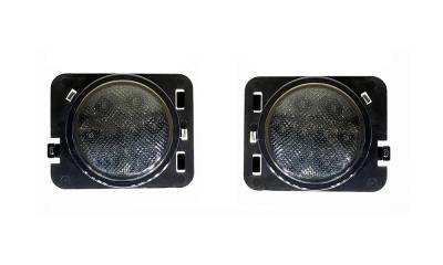 Quake LED - Quake LED QTE687 Fender Flare Turn Signal Lights for Jeep JK