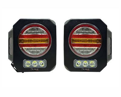 Quake LED - Quake LED QTE1042 Tech Taillight for Jeep Wrangler JL