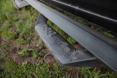 Smittybilt - Smittybilt EXT24CC-TX Step Nerf Bar Textured Black for 24+ Toyota Tacoma