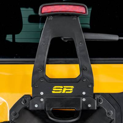 Smittybilt - Smittybilt 61970W 3rd Brake Light Extension Bracket for 21+ Ford Bronco