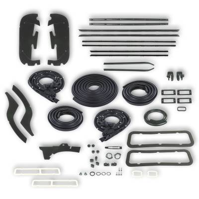 SoffSeal - SoffSeal SS-KIT306 Vehicle Weatherstrip Kit for 68 Chevy Camaro Hardtop