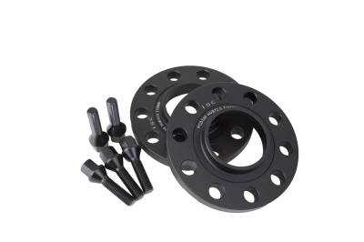 ISC Suspension - ISC Suspension ISC-WSBMW15B Black Wheel Spacer 5x120 72.5 Hub 15mm Thick Pair