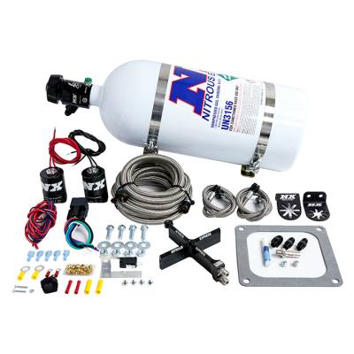 Nitrous Express - Nitrous Express 63071-10 4500 Stage-6 50-300HP Covert Crossbar Plate System