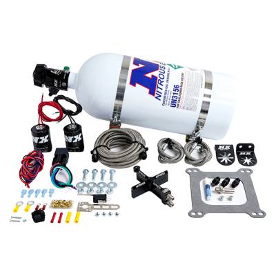 Nitrous Express - Nitrous Express 63041-10 4150 Stage-6 50-300HP Covert Crossbar Plate System